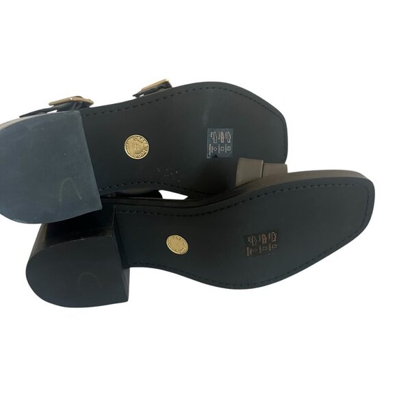 Rag & Bone Fallon Block Heel Sandals Shoes Strappy Buckle Grey Size 40 9.5 Women - Picture 11 of 13